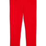 Pantalon Freezado Rojo Liso - 18 Meses