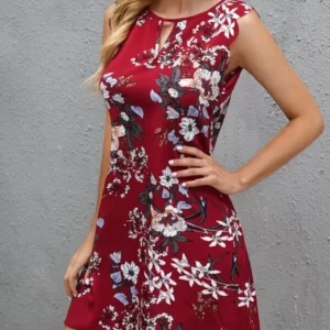 Vestido Estampado Floral - L