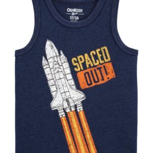 Musculosa Azul Cohete - 2 Años