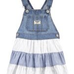 Vestido Jardinera Blanca - 24 Meses