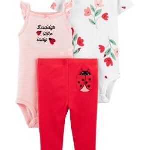 Set 3 Piezas Mariquita - 12 Meses
