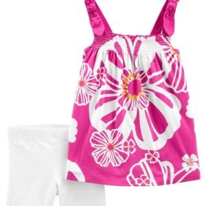 Set 2 Piezas Floreada - 18 Meses