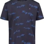 Remera MC Azul Tommy Hilfiger - 7 Años
