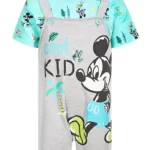 Jardinera Mickey Gris - 6/9 Meses