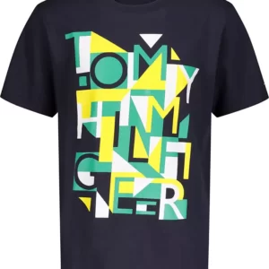 Remera MC Azul Tommy Hilfiger - 7 Años