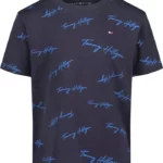 Remera MC Azul Tommy Hilfiger - 12/14 Años