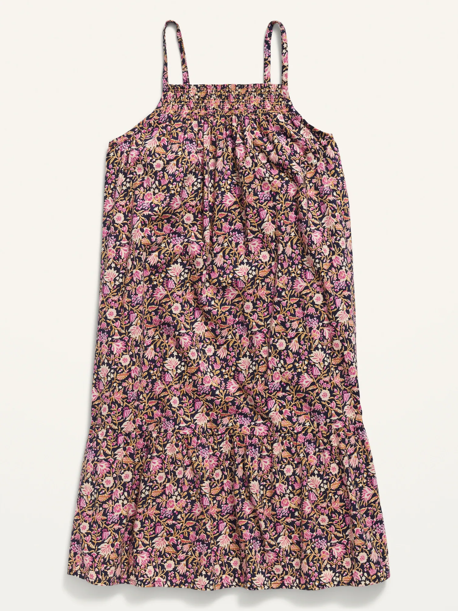 Vestido Navy Floral Old Navy - 6/7 Años
