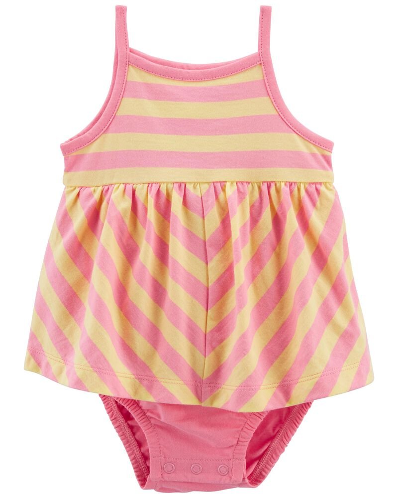 Romper Rose/Orange - 12 Meses