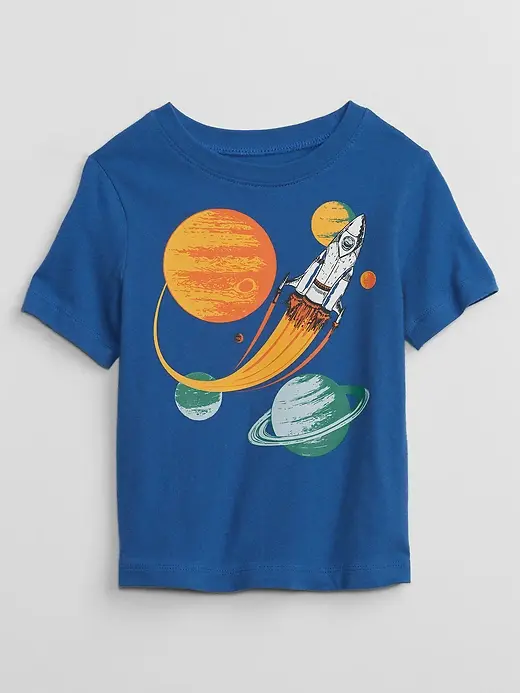 Remera MC Blue GAP - 12/18 Meses